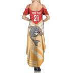 NRL Dolphins Australia Day Custom Summer Maxi Dress Sydney Opera House Style