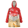 NRL Dolphins Australia Day Custom Wearable Blanket Hoodie Sydney Opera House Style