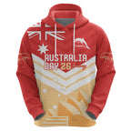 NRL Dolphins Australia Day Custom Zip Hoodie Sydney Opera House Style