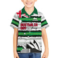NRL Rabittohs Australia Day Custom Kid Hawaiian Shirt Sydney Opera House Glory Glory
