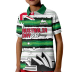 NRL Rabittohs Australia Day Custom Kid Polo Shirt Sydney Opera House Glory Glory