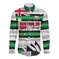 NRL Rabittohs Australia Day Custom Long Sleeve Button Shirt Sydney Opera House Glory Glory