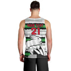 NRL Rabittohs Australia Day Custom Men Tank Top Sydney Opera House Glory Glory
