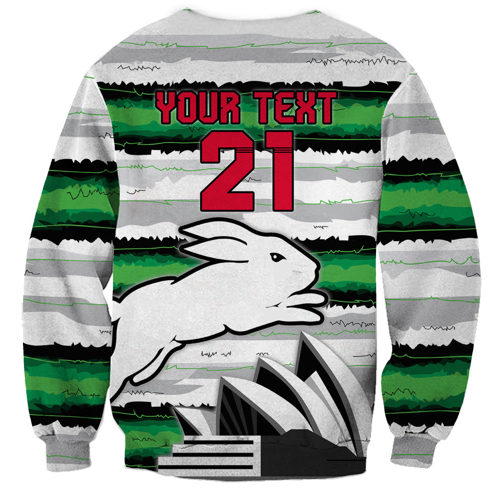 NRL Rabittohs Australia Day Custom Sweatshirt Sydney Opera House Glory Glory