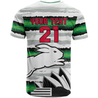 NRL Rabittohs Australia Day Custom T Shirt Sydney Opera House Glory Glory