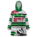 NRL Rabittohs Australia Day Custom Wearable Blanket Hoodie Sydney Opera House Glory Glory