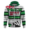 NRL Rabittohs Australia Day Custom Zip Hoodie Sydney Opera House Glory Glory