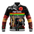 Custom Panthers Rugby ANZAC Day Baseball Jacket Soldiers Poppy Field 2024