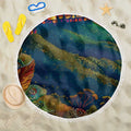 Australia Blue Mountains Beach Blanket Aboriginal Dot Painting