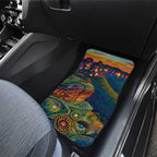 Australia Blue Mountains Car Mats Aboriginal Dot Painting