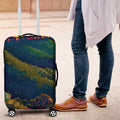 Australia Blue Mountains Luggage Cover Aboriginal Dot Painting