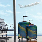 Australia Blue Mountains Luggage Cover Aboriginal Dot Painting