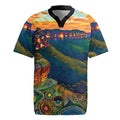 Australia Blue Mountains Rugby Jersey Aboriginal Dot Painting