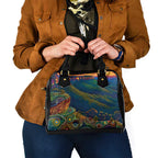 Australia Blue Mountains Shoulder Handbag Aboriginal Dot Painting