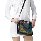 Australia Blue Mountains Shoulder Handbag Aboriginal Dot Painting