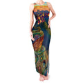 Australia Blue Mountains Tank Maxi Dress Aboriginal Dot Painting