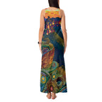 Australia Blue Mountains Tank Maxi Dress Aboriginal Dot Painting