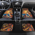 Australian Kangaroos Art Car Mats Aboriginal Dot Painting