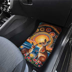 Australian Kangaroos Art Car Mats Aboriginal Dot Painting