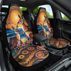 Australian Kangaroos Art Car Seat Cover Aboriginal Dot Painting