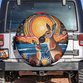 Australian Kangaroos Art Spare Tire Cover Aboriginal Dot Painting
