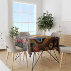 Australian Kangaroos Art Tablecloth Aboriginal Dot Painting