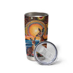 Australian Kangaroos Art Tumbler Cup Aboriginal Dot Painting