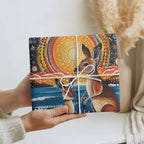 Australian Kangaroos Art Wrapping Paper Aboriginal Dot Painting - Aussie Hoodie
