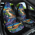 Australian Kookaburra Indigenous Car Seat Cover Aboriginal Dot Painting