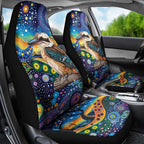Australian Kookaburra Indigenous Car Seat Cover Aboriginal Dot Painting