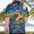 Australian Kookaburra Indigenous Hawaiian Shirt Aboriginal Dot Painting