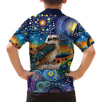 Australian Kookaburra Indigenous Hawaiian Shirt Aboriginal Dot Painting