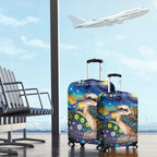 Australian Kookaburra Indigenous Luggage Cover Aboriginal Dot Painting