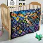 Australian Kookaburra Indigenous Quilt Aboriginal Dot Painting