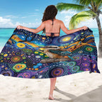 Australian Kookaburra Indigenous Sarong Aboriginal Dot Painting