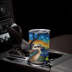 Australian Kookaburra Indigenous Tumbler Cup Aboriginal Dot Painting