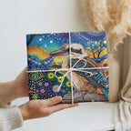 Australian Kookaburra Indigenous Wrapping Paper Aboriginal Dot Painting - Aussie Hoodie