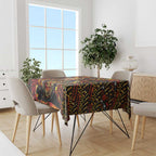 Kangaroo At Night Art Tablecloth Aboriginal Dot Painting