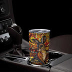 Kangaroo At Night Art Tumbler Cup Aboriginal Dot Painting