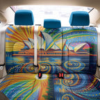 Sydney Opera House Back Car Seat Cover Aboriginal Dot Painting