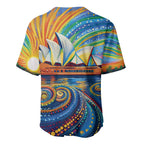 Sydney Opera House Baseball Jersey Aboriginal Dot Painting