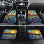 Sydney Opera House Car Mats Aboriginal Dot Painting