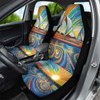 Sydney Opera House Car Seat Cover Aboriginal Dot Painting