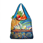 Sydney Opera House Grocery Bag Aboriginal Dot Painting
