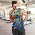 Sydney Opera House Men Tank Top Aboriginal Dot Painting
