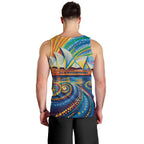 Sydney Opera House Men Tank Top Aboriginal Dot Painting