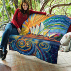 Sydney Opera House Quilt Aboriginal Dot Painting