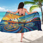 Sydney Opera House Sarong Aboriginal Dot Painting
