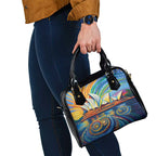 Sydney Opera House Shoulder Handbag Aboriginal Dot Painting