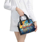 Sydney Opera House Shoulder Handbag Aboriginal Dot Painting
